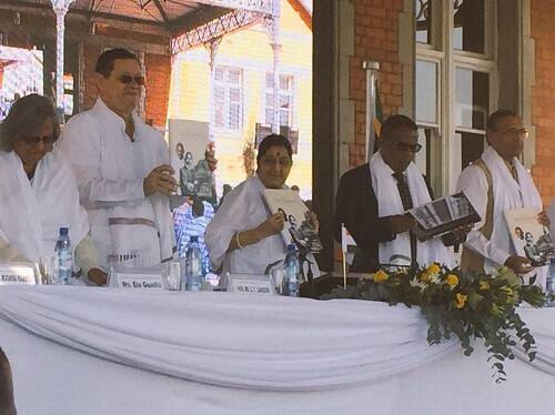 ভারতের মতোই দক্ষিণ আফ্রিকাতেও আজও মহাত্মা গাঁধী শ্রদ্ধেয় ব্যক্তি। ছবি সৌজন্যে ট্যুইটার