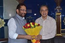 ভারতেই সংখ্যালঘুরা সবচেয়ে নিরাপদ, ইসলামিক কালচারাল সেন্টারের প্রধানের সঙ্গে দেখা করে নকভি