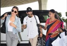 দেখুন! মুম্বই বিমানবন্দরে হাতে হাত বিরাট-অনুষ্কা