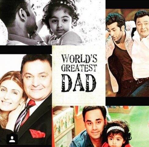 ঋষি কপূরের সঙ্গে নিজের ও ভাই রণবীরের ছবি শেয়ার করেছেন ঋদ্ধিমা। সঙ্গে নিজের মেয়ের সঙ্গে স্বামীর ছবি।