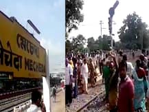 চার ঘণ্টা পর অবশেষে মেচেদা ষ্টেশন থেকে রেল অবরোধ উঠে গেল