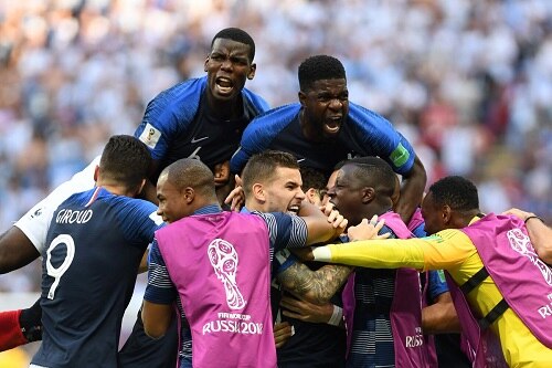 Kylian Mbappé scores a brace, France beat Argentina 4-3 to enter last eight of FIFA World Cup 2018 এমবাপের জোড়া গোল, আর্জেন্তিনাকে ৪-৩ হারিয়ে বিশ্বকাপের কোয়ার্টার ফাইনালে ফ্রান্স