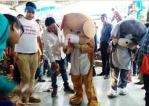 দেখুন, বারাণসী ক্যান্ট স্টেশনে পরিচ্ছন্নতার বার্তা দিচ্ছে কার্টুন চরিত্র টম অ্যান্ড জেরি