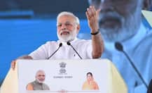 অনেক রথী-মহারথীই জামিনে বাইরে, কংগ্রেস এখন \'বেল গাড়ি\', রাজস্থানে জনসভায় কটাক্ষ মোদীর