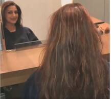 চুল কাটানোর সময় চোখে জল ক্যানসার আক্রান্ত সোনালি বেন্দ্রের