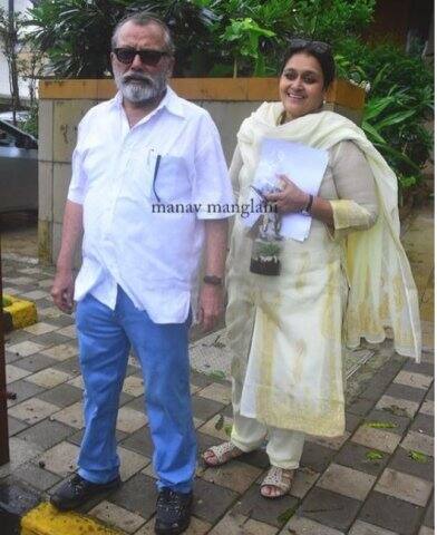 শাহিদের বাবা পঙ্কজ কপূর। 