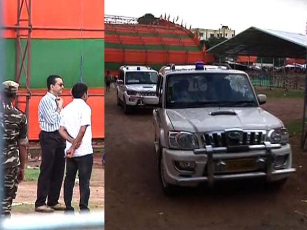 Accident at Modi s meeting ground, Central team visits the area মেদিনীপুরে মোদীর সভায় দুর্ঘটনা, ঘটনাস্থল ঘুরে দেখলেন কেন্দ্রীয় দল