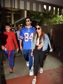 বান্ধবী নাতাশার সঙ্গে লন্ডন থেকে মুম্বই ফিরলেন বরুণ ধবন