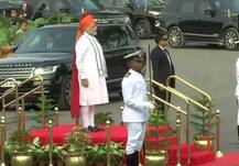 স্বাধীনতা দিবসের সকালে প্রধানমন্ত্রী মোদীর বিভিন্ন মুহূর্ত