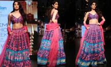 ল্যাকমে ফ্যাশন সপ্তাহে মার্জার সরণিতে জাহ্নবী কপূর