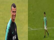 বাবা গোল না পেলেও চার গোল জুনিয়র রোনাল্ডোর