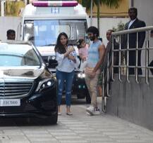 ছেলের নাম রেখেছেন জেইন, তাকে নিয়ে বাড়ি চললেন শাহিদ-মীরা ও মিশা