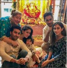 মায়ের সঙ্গে গণপতি দর্শনে ছোট্ট তৈমুর, মামার সঙ্গে মাতল খেলায়..ছবি ভাইরাল