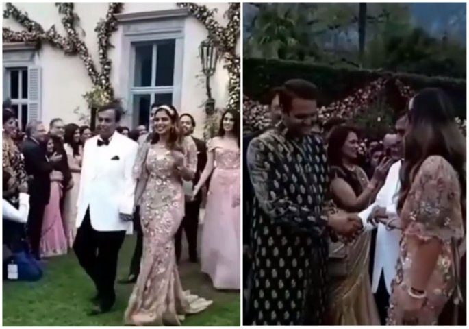 Mukesh Ambani's daughter Isha engagement video viral  ইতালির মনোরম লোকেশনে হয়ে গেল ঈশা অম্বানি-আনন্দ পিরামলের বাগদান, ভাইরাল অনুষ্ঠানের ভিডিও