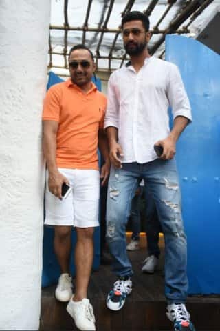 ভিকি কৌশল ও রাহুল বোস। (ছবি: মানব মঙ্গলানি)