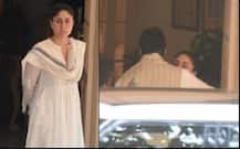 কৃষ্ণা রাজ কপূরের প্রয়ানে শোকবিহ্বল করিনা কপূরকে সান্ত্বনা অমিতাভের