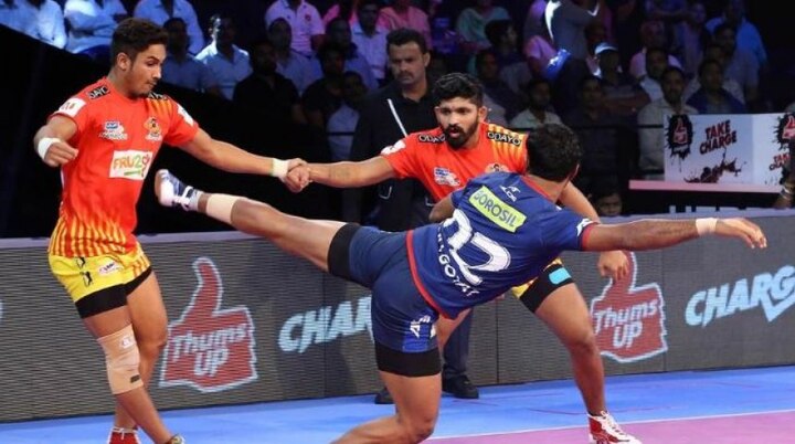 Pro Kabaddi League 2018- Haryana Steelers beat Gujarat Fortune Giants by 7 points প্রো কবাডি লিগ- হরিয়ানা স্টিলার্স ৭ পয়েন্টে হারাল গুজরাত ফরচুন জায়ান্টসকে