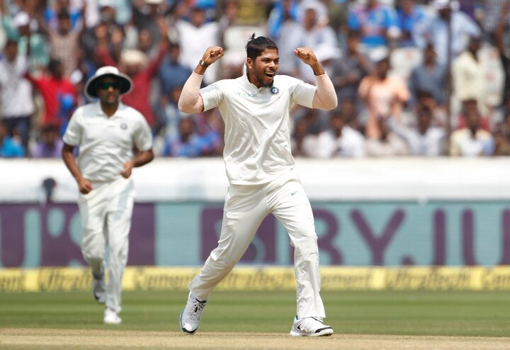 কোনও টেস্টে প্রথমবার ১০ উইকেট নিয়ে উমেশ যাদব ম্যান অফ দ্য ম্যাচ উমেশ যাদব।