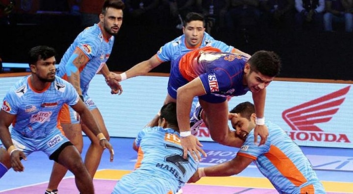 Pro Kabaddi League 2018: Dabang Delhi beat Bengal Warriors in their fourth match by 39-30 প্রো কবাডি লিগ: দাবাং দিল্লি ৩৯-৩০-এ হারাল বেঙ্গল ওয়ারিয়র্সকে