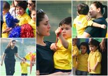 স্কুলের স্পোর্টস ডে-তে অংশ নিল তৈমুর, দেখা গেল মা করিনাকেও