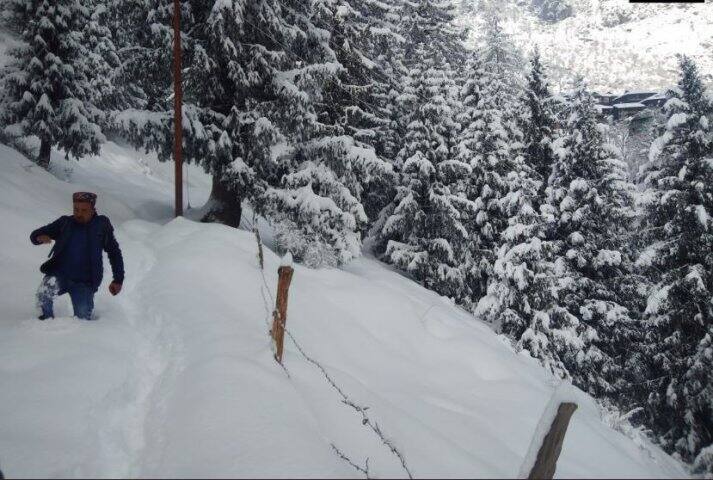 তুষারপাতের ফলে বহু পর্যটক মানালিতে আটকে পড়েছেন। অনেক জায়গায় বিদ্যুৎ যোগাযোগ বিচ্ছিন্ন হয়ে গিয়েছে। ফলে, স্বাভাবিক জীবনযাপন ব্যাহত। তবে, এসবের মধ্যেও বরফে দারুন মজা করছেন পর্যটকরা।
