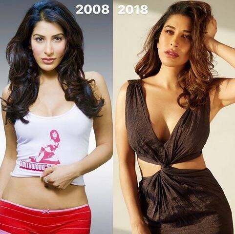 সোফি চৌধুরী। ১০ বছর আগে পরে।