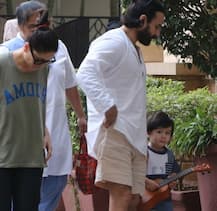 ছবিতে দেখুন: গিটার হাতে মিষ্টি তৈমুর