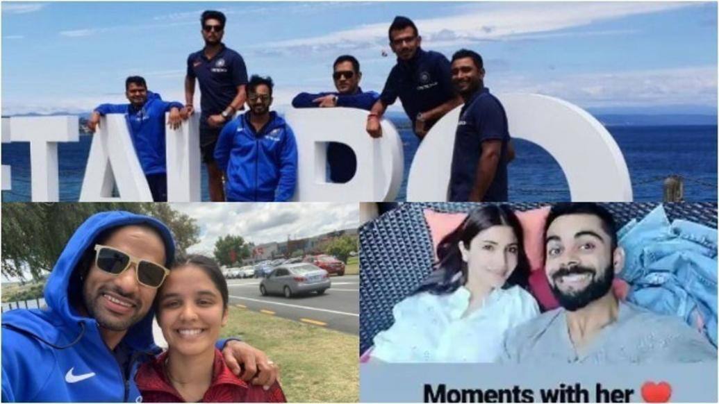 Kohli, Dhawan spend time with family; Indian team enjoy scenic route ফুরফুরে মেজাজে ভারতীয় দল, স্ত্রী অনুষ্কার সঙ্গে ছবি পোস্ট কোহলির, যাত্রা পথের সৌন্দর্যে মোহিত কুলদীপরা