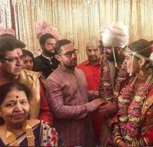 ছবিতে দেখুন: রাজ ঠাকরের ছেলের বিয়েতে চাঁদের হাট