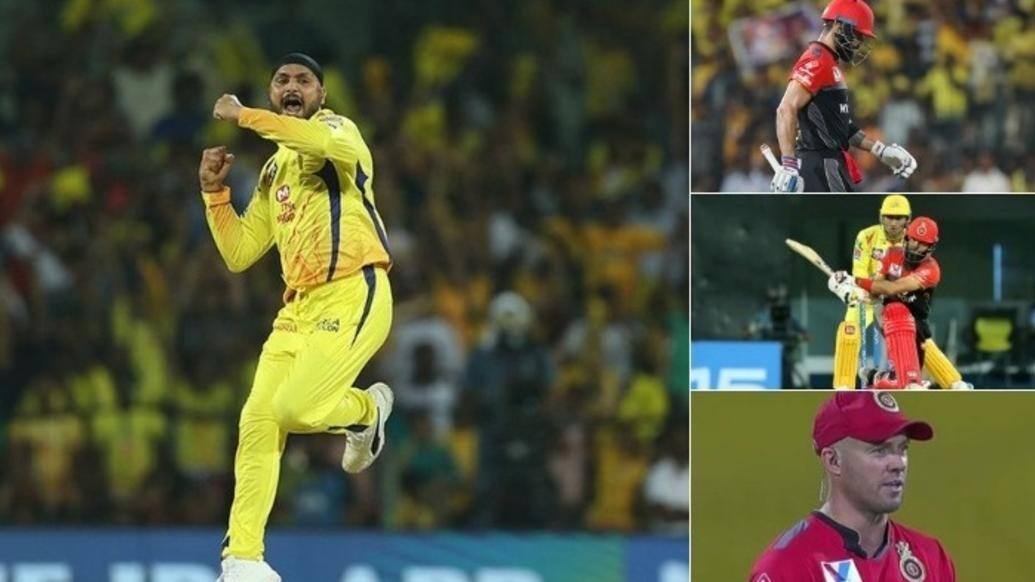 WATCH: Harbhajan's dream spell that ruptured RCB top-order দেখুন, হরভজনের এই স্বপ্নের স্পেলেই গুঁড়িয়ে গেল রয়্যাল চ্যালেঞ্জার্স ব্যাঙ্গালোরের টপ অর্ডার