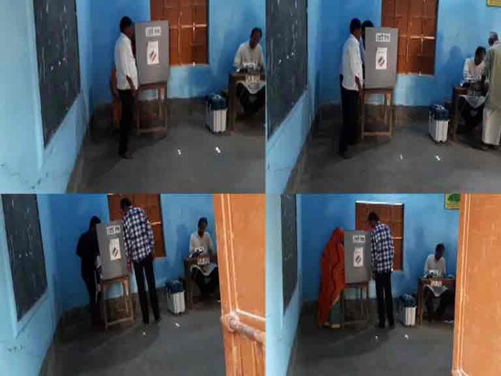 কেতুগ্রামে কেন্দ্রীয় বাহিনীর সামনে ছাপ্পা ভোটের অভিযোগ। খাজি হাইস্কুলে ভোটের জায়গায় দাঁড়িয়ে তৃণমূল কর্মীরা, তাঁরাই ভোট দিয়ে দিচ্ছেন বলে অভিযোগ। এই বুথের প্রিসাইডিং অফিসারকে সরিয়ে দিল নির্বাচন কমিশন
