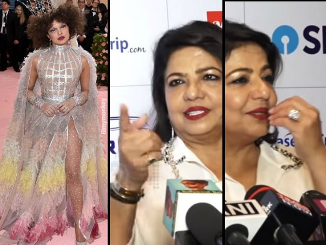 Here's how Mom Madhu Chopra REACTS on Priyanka Chopra's MET Gala 2019 Red Carpet look 'মেট গালা'-য়  প্রিয়ঙ্কার অভিনব সাজ নিয়ে দেখুন কী বললেন মা মধু চোপড়া