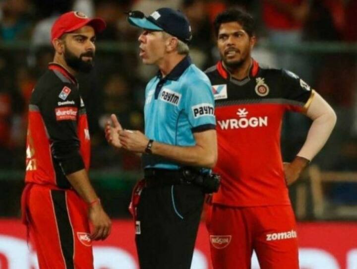 (গ্রুপ পর্বে রয়্যাল চ্যালেঞ্জার্স বেঙ্গালুরু ও সানরাইজার্স হায়দরাবাদের ম্যাচ) বোলিং ক্রিজ অতিক্রম না করা সত্ত্বেও উমেশ যাদবের বল ‘নো’ ডাকা: এবারও আম্পায়ারের সিদ্ধান্তের মাশুল গুণতে হয় আরসিবি-কে। শেষ ওভারের পঞ্চম বল ফ্রন্ট ফুট ‘নো বল’ ডাকেন আম্পায়ার নাইজেল লঙ। রিপ্লেতে দেখা গিয়েছে যে, উমেশের পা ক্রিজের কয়েক ইঞ্চি পিছনে ছিল। 