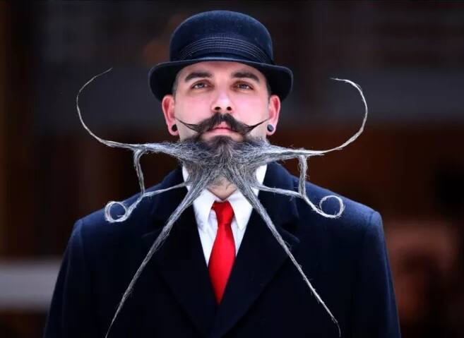 সম্প্রতি বেলজিয়ামে অনুষ্ঠিত হল বিশ্ব দাড়ি-গোঁফ প্রতিযোগিতা