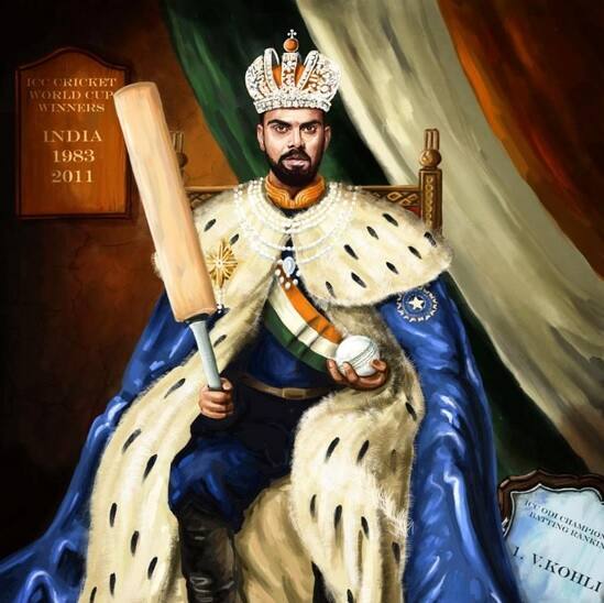 Virat or Rahul, Twitter is Confused After ICC Honours 'King Kohli' with Unique Sketch ছবিতে বিরাট না রাহুল? ‘কিং কোহলি’-কে সম্মান জানিয়ে আইসিসি-র ট্যুইট ঘিরে বিভ্রান্তি
