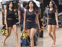 রাস্তা বন্ধ, হেঁটেই জিমে গেলেন জাহ্নবী কপূর