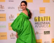 সবুজ পোশাকে পুরস্কার মঞ্চে দীপিকা, সোশ্যাল মিডিয়া প্রশ্ন তুলল, এটা কি গাড়ির ঢাকা!