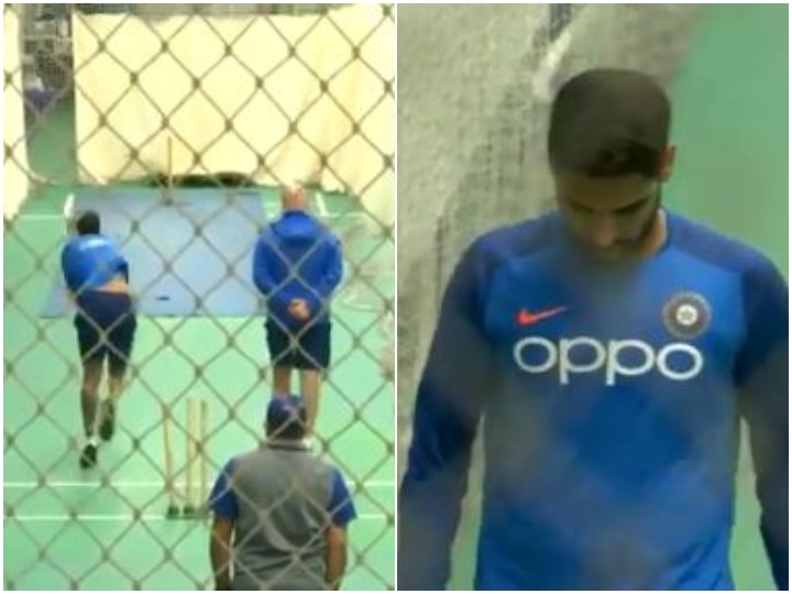 WATCH- Bhuvneshwar Kumar hits the nets ahead of IND vs WI clash দেখুন: ওয়েস্ট ইন্ডিজের বিরুদ্ধে ম্যাচের আগে নেটে ফিরলেন ভুবনেশ্বর কুমার