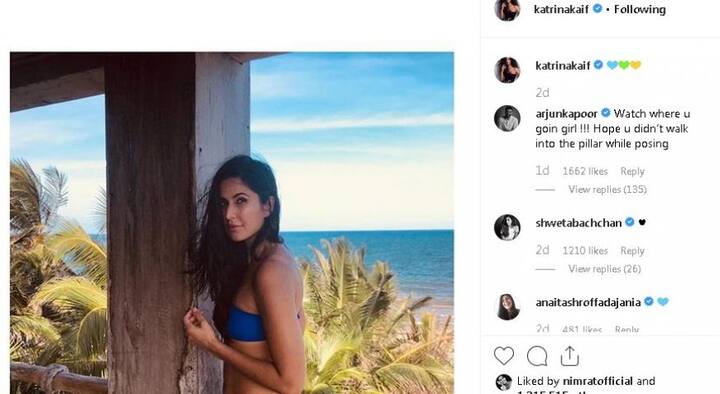 মন্তব্যকারীদের মধ্যে রয়েছেন অর্জুন কপূর, শ্বেতা বচ্চন।