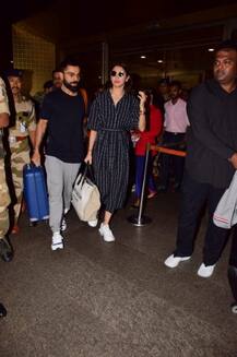 বিশ্বকাপ শেষ, বিরাটের সঙ্গে ইংল্যান্ড থেকে দেশে ফিরলেন অনুষ্কা