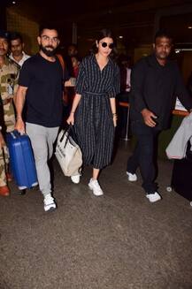 বিশ্বকাপ শেষ, বিরাটের সঙ্গে ইংল্যান্ড থেকে দেশে ফিরলেন অনুষ্কা