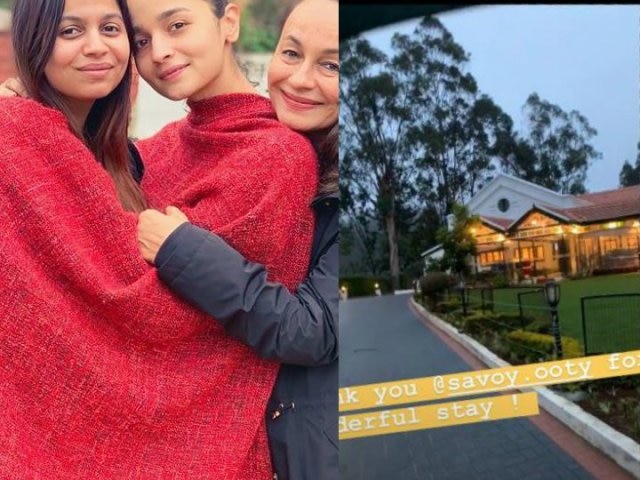 Alia Bhatt Enjoys Family Time In Ooty With Mom Soni Razdan And Sister Shaheen Bhatt দেখুন, উটিতে পরিবারের সঙ্গে খোশ মেজাজে আলিয়া