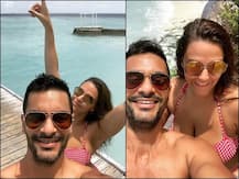 মালদ্বীপে ছুটি কাটাচ্ছেন নেহা-অঙ্গদ, দেখুন ছবি