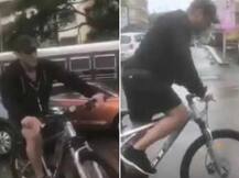 দেখুন, মুম্বইয়ে বৃষ্টির মধ্যে সাইকেল চালিয়ে ‘দবাঙ্গ ৩’-এর সেটে পৌঁছলেন সলমন খান