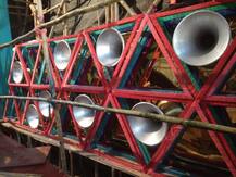 বাদামতলা আষাঢ় সঙ্ঘের পুজো প্রস্তুতি