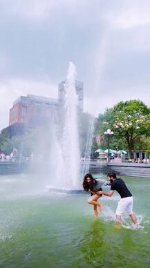 নিউ ইয়র্কে বেড়াতে গিয়েছেন জাহ্নবী, দেখুন ছবি