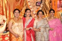 হাজির কাজল, তনুজা, তানিশা, সম্রাট, দেখুন মুম্বইয়ে দুর্গাপুজোয় মুখোপাধ্যায় পরিবারের সদস্যরা