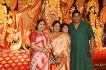 হাজির কাজল, তনুজা, তানিশা, সম্রাট, দেখুন মুম্বইয়ে দুর্গাপুজোয় মুখোপাধ্যায় পরিবারের সদস্যরা