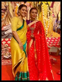 মুম্বইয়ে পুজো মণ্ডপে তারকা সমাহার, রানি, কাজল সাক্ষাৎ, এলেন অমিতাভ, প্রিয়ঙ্কাও