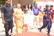 মুম্বইয়ে পুজো মণ্ডপে মা ও মেয়ের সঙ্গে ঐশ্বর্য, খুশিতে মাতোয়ারা বিপাশা-করণও